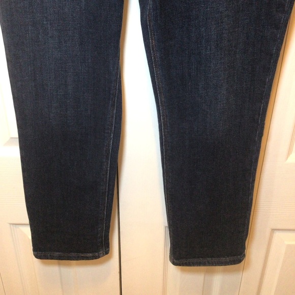Lee Womens Modern Fit Dark Wash Girlfriend Crop Jeans Size 12M-Irregular - Picture 3 of 10